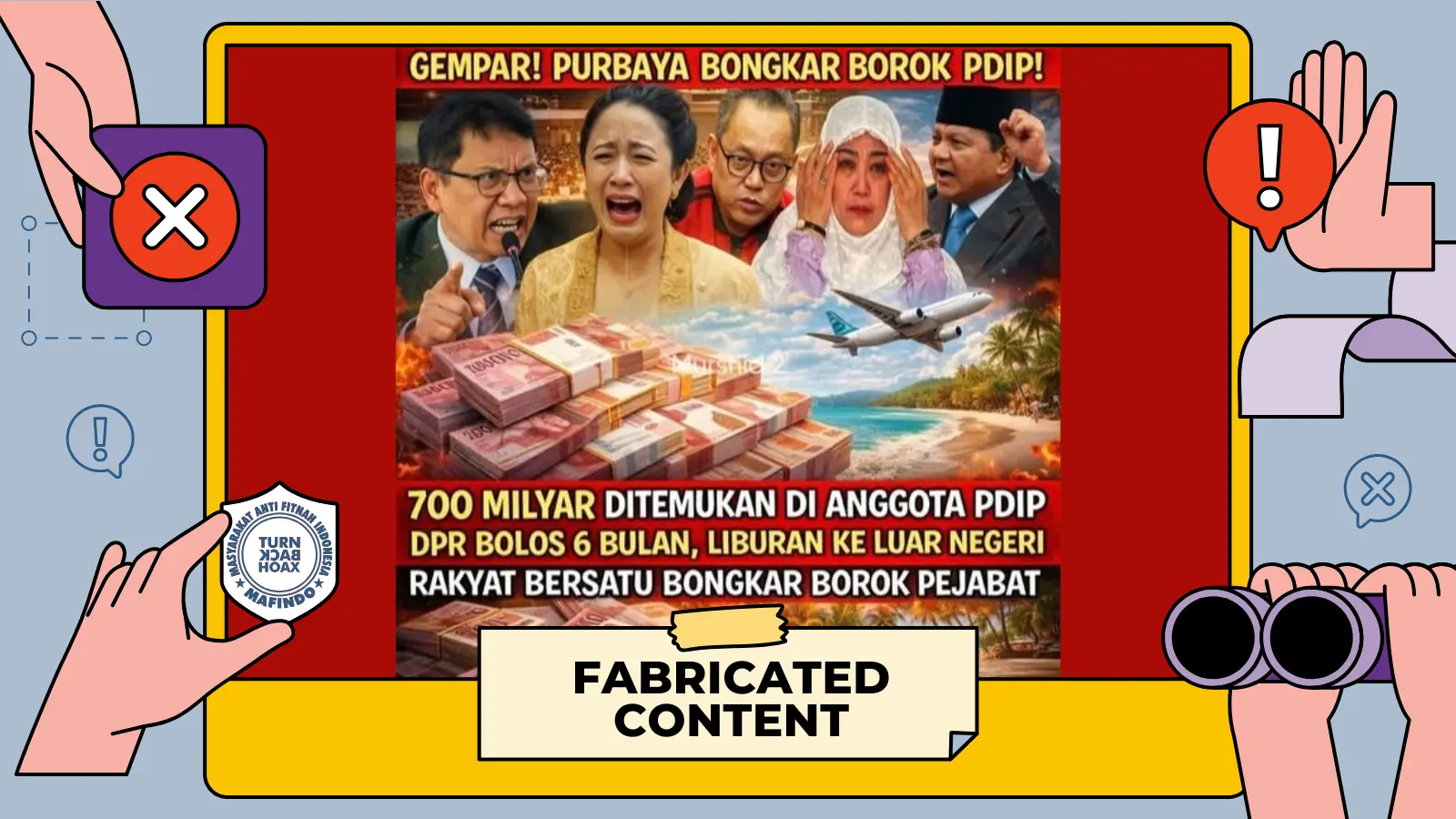 [SALAH] Purbaya Bongkar Penemuan Rp700 Miliar Milik Anggota PDIP