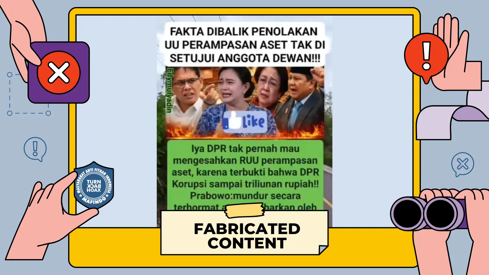 [SALAH] DPR Tolak RUU Perampasan Aset