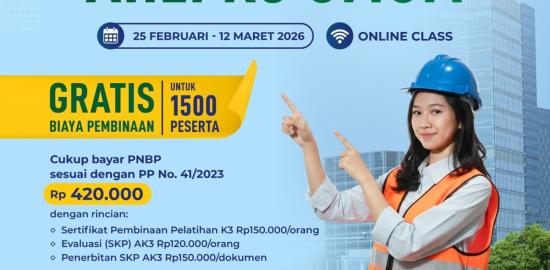 Gebrakan Baru! Kemnaker Buka Pelatihan Ahli K3 Umum Gratis