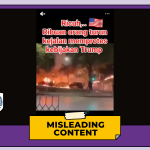 [SALAH] Video “Ribuan Massa Turun ke Jalan Memprotes Kebijakan Trump”