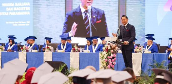 Hadiri Wisuda Universitas Paramadina, Menko AHY: "Nilai Keislaman, Keindonesiaan, dan Kemodernan Akan Selalu Relevan