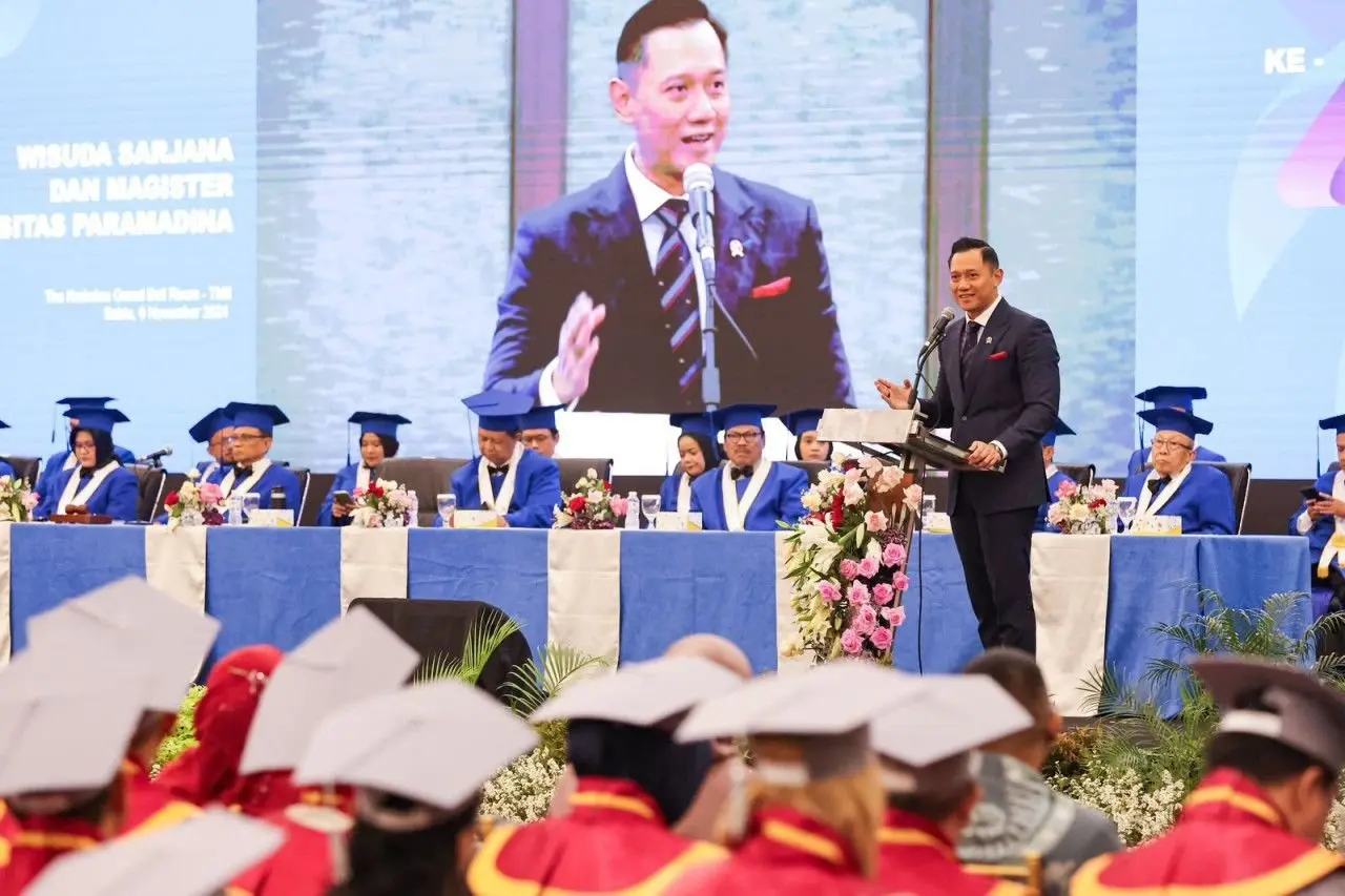Hadiri Wisuda Universitas Paramadina, Menko AHY: "Nilai Keislaman, Keindonesiaan, dan Kemodernan Akan Selalu Relevan