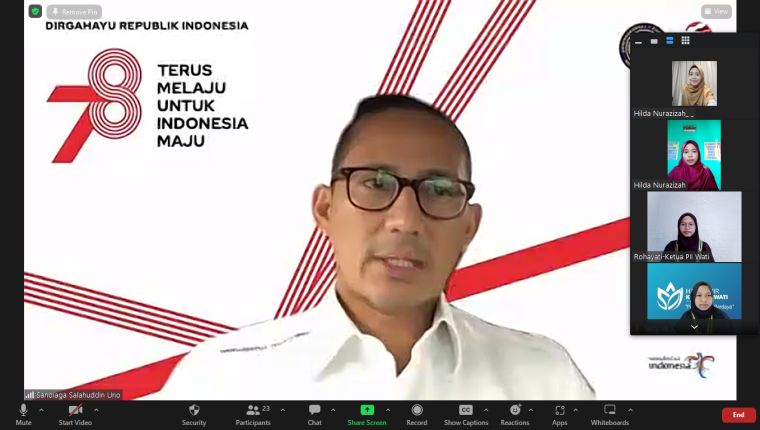 Kemenparekraf RI Sambut Baik Ajakan Korps PII Wati dalam Kolaborasi Program Women Economic Bootcamp