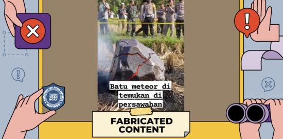 [SALAH] Video "Penemuan Batu Meteor di Persawahan Cirebon"