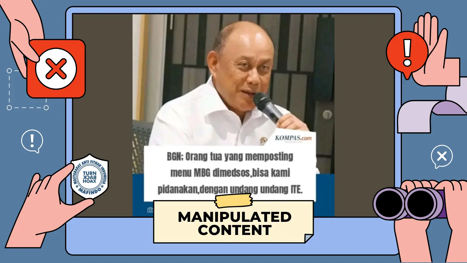 [SALAH] BGN Bakal Pidanakan Orang Tua Pengunggah Foto Menu MBG