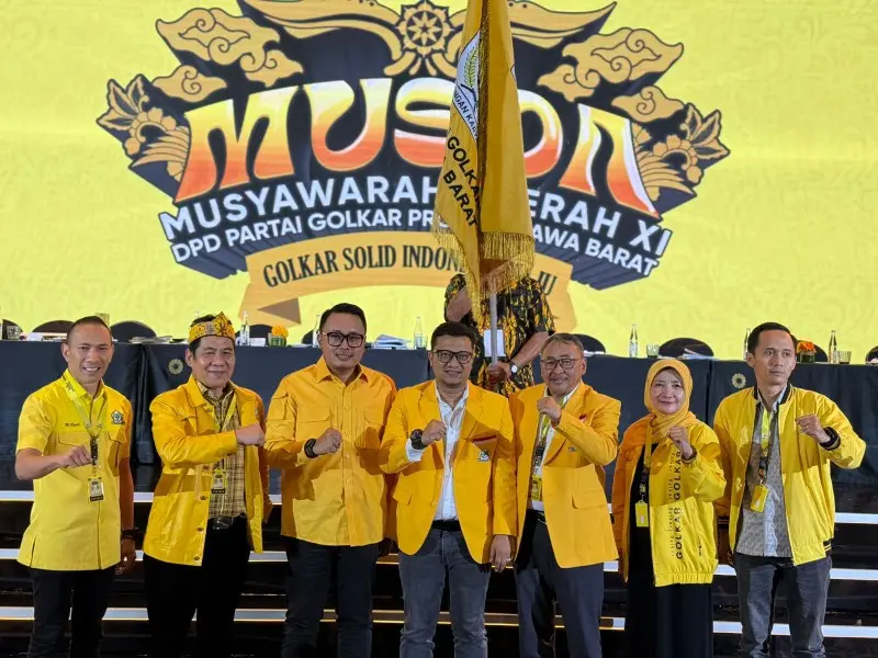 Daniel Mutaqien Terpilih Sebagai Ketua DPD Golkar Jabar Periode 2025-2030