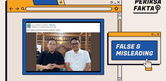 [HOAKS] Foto Sudewo Berada di Rumah Usai Ditangkap KPK