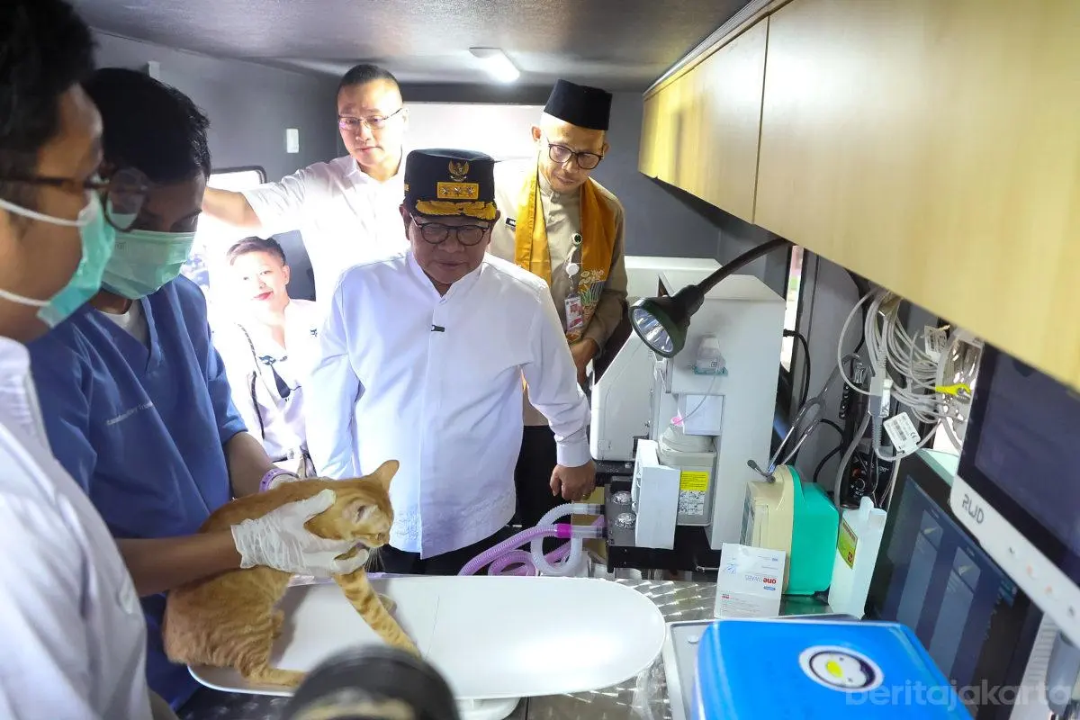 Jakarta Hadirkan Layanan Mobil Klinik Hewan Keliling