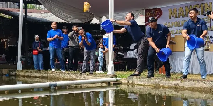 Ratusan Peserta Ramaikan Mancing Mania Kapolrestabes Bandung Cup 2026 di Situ Manglayang