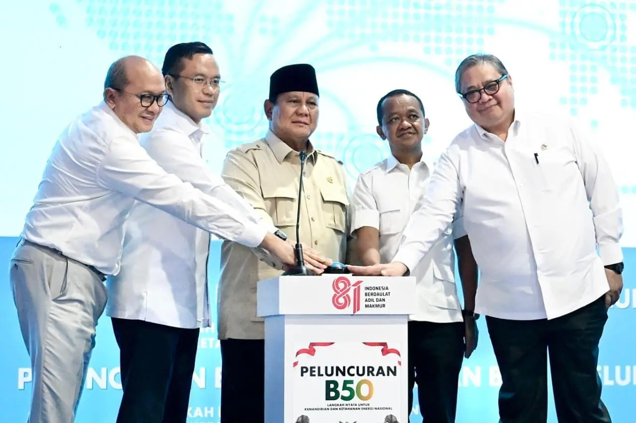 Luncurkan Biodiesel B50, Presiden Prabowo: Kemandirian Energi adalah Pilar Kedaulatan Bangsa