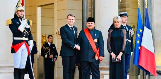 Presiden Prabowo Hadiri Jamuan Santap Malam Kenegaraan di Istana Élysée Paris
