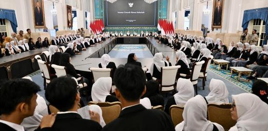 Presiden Prabowo Buka Istana untuk Anak-Anak Sekolah