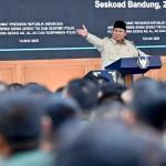 Presiden Prabowo Sampaikan Taklimat kepada Seribu Perwira Siswa TNI dan Polri