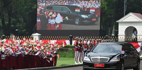 Presiden Prabowo Sambut Kunjungan Kenegaraan PM Modi di Istana Merdeka