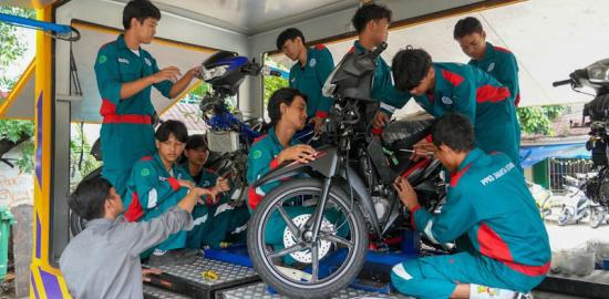 Pelatihan MTU Kejuruan Teknik Sepeda Motor di Jakut Disambut Antusias
