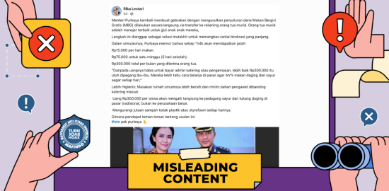 [SALAH] Purbaya Bakal Transfer Anggaran MBG ke Rekening Orang Tua Siswa