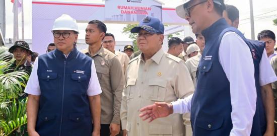 Target 15.000 Hunian dalam Tiga Bulan, Presiden Prabowo Tinjau Pembangunan Rumah di Aceh Tamiang