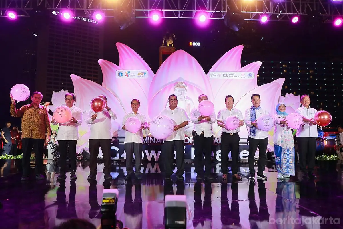 Perayaan Hari Waisak, DKI Gelar Ilumination of Jakarta 2026