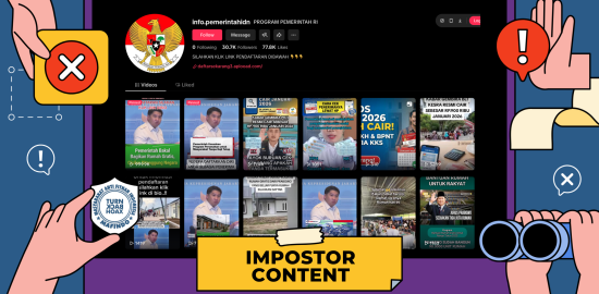 [HOAKS] Akun TikTok "info.pemerintahidn" Bukan Saluran Resmi Informasi Bantuan Pemerintah