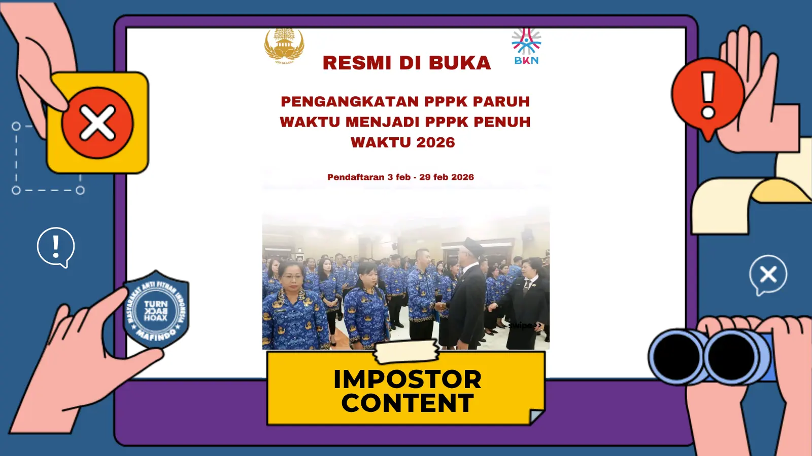 [PENIPUAN] Tautan Pendaftaran Pengangkatan PPPK Penuh Waktu 2026