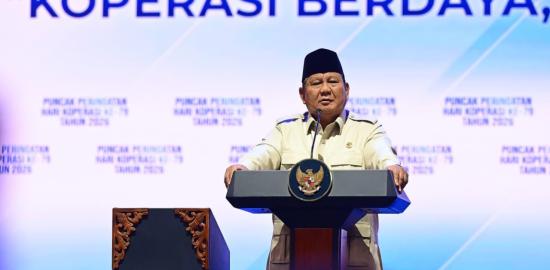 Hari Koperasi ke-79, Presiden Prabowo Dorong Sinergi Koperasi dan Seluruh Kekuatan Ekonomi Nasional