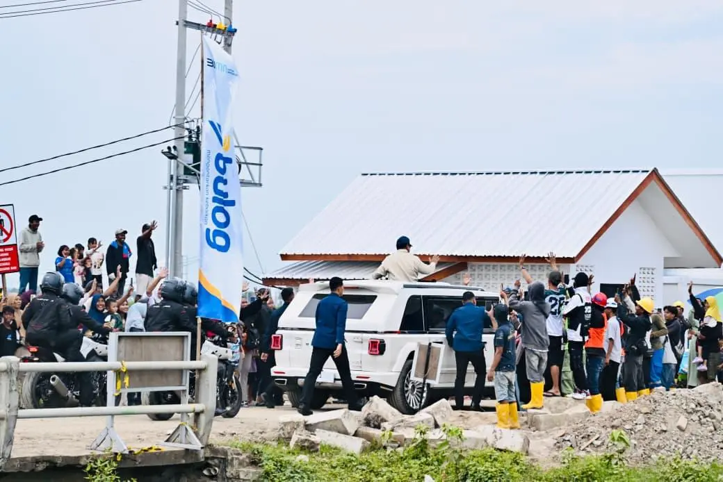 Prabowo Tiba di Karawang, Siap Deklarasikan Keberhasilan Swasembada Pangan Nasional