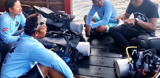 20 Warga Antusias Ikuti Pelatihan Selam Lanjutan di Pulau Pramuka