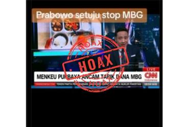 Cek Fakta: Keliru, Kabar Presiden Prabowo Hentikan Program Makan Bergizi Gratis