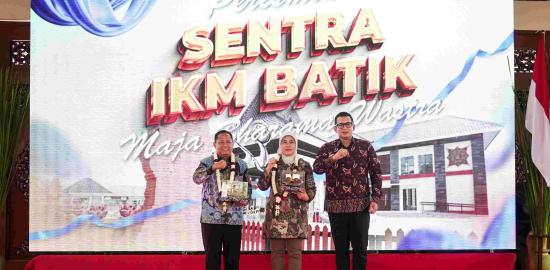 Jumlah Produksi dan Perajin Meningkat, Sentra IKM Batik Mojokerto Kian Bergeliat