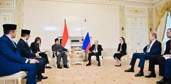 Presiden Prabowo Apresiasi Dukungan Rusia untuk Keanggotaan Indonesia di BRICS