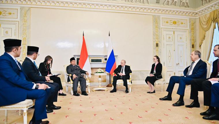 Presiden Prabowo Apresiasi Dukungan Rusia untuk Keanggotaan Indonesia di BRICS