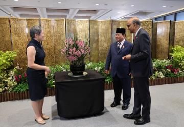 Presiden Prabowo Beri Nama Anggrek “Paraphalante Dora Sigar Soemitro” saat Kunjungan Kenegaraan di Singapura