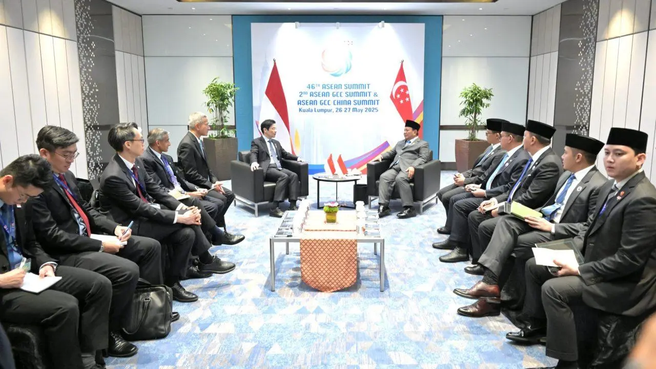 Presiden Prabowo Bertemu PM Wong di Kuala Lumpur