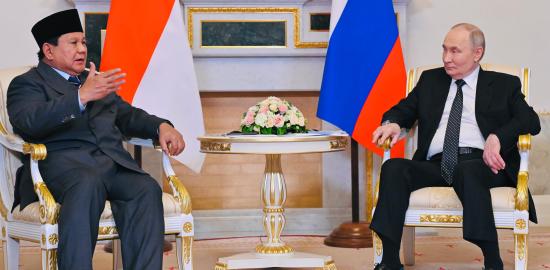 Presiden Prabowo Bertemu Presiden Putin di Istana Konstantinovsky