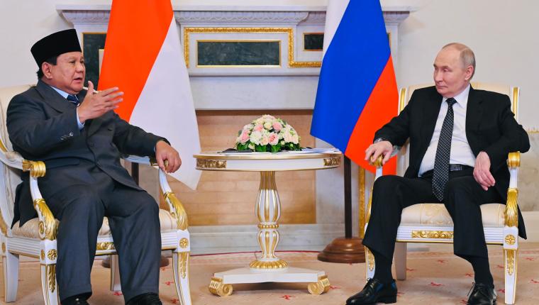 Presiden Prabowo Bertemu Presiden Putin di Istana Konstantinovsky