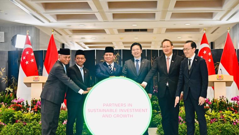 Presiden Prabowo dan PM Wong Hadiri Milestone Ceremony Proyek Energi Terbarukan