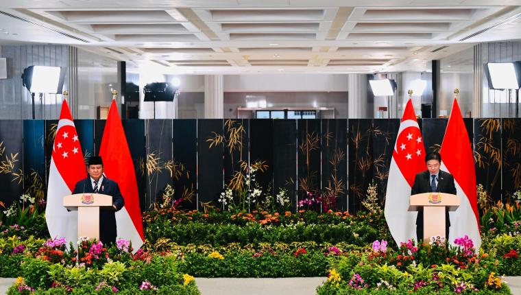 Presiden Prabowo dan PM Wong Sepakat Dorong Solusi Damai untuk Gaza