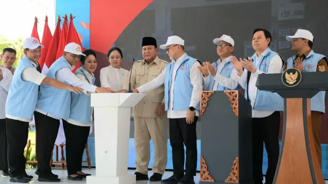Presiden Prabowo Resmikan Kopdes/Kel Merah Putih
