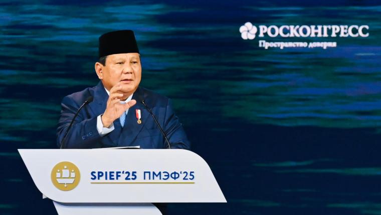 SPIEF 2025: Presiden Prabowo Tegaskan Politik Luar Negeri Bebas Aktif Indonesia