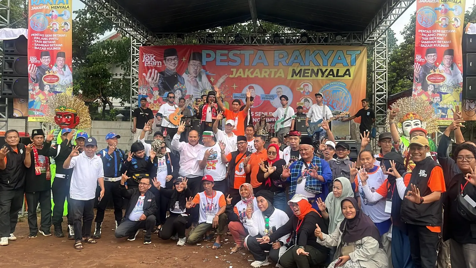 Pesta Rakyat Jakarta Menyala, Bukti Pramono-Rano Peduli Budaya Betawi