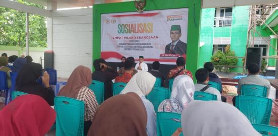 Tangkal Paham Pemecah Bangsa, Anggota DPD RI Sosialisasikan 4 Pilar Kebangsaan