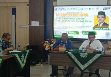 Senator Hartono Menggelar Reses di UNAMIN Sorong Bahas Rencana Usulan Perubahan Undang-undang SisDikNas