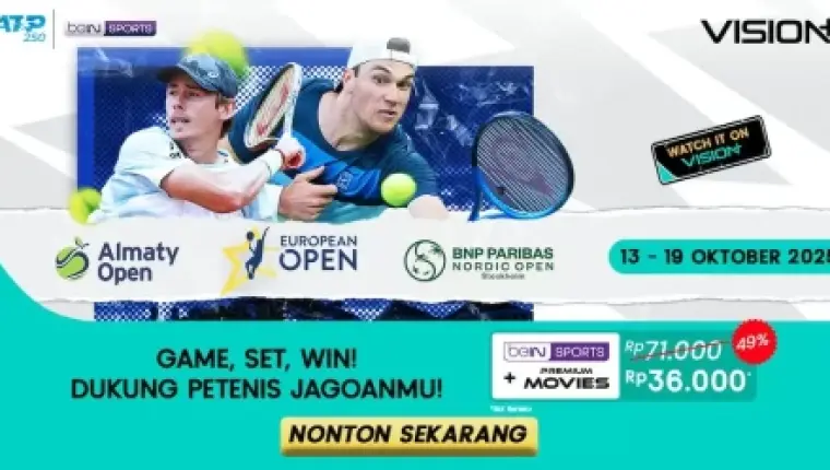 Tiga Turnamen Besar ATP 250 Siap Panaskan Dunia Tenis Pekan Ini