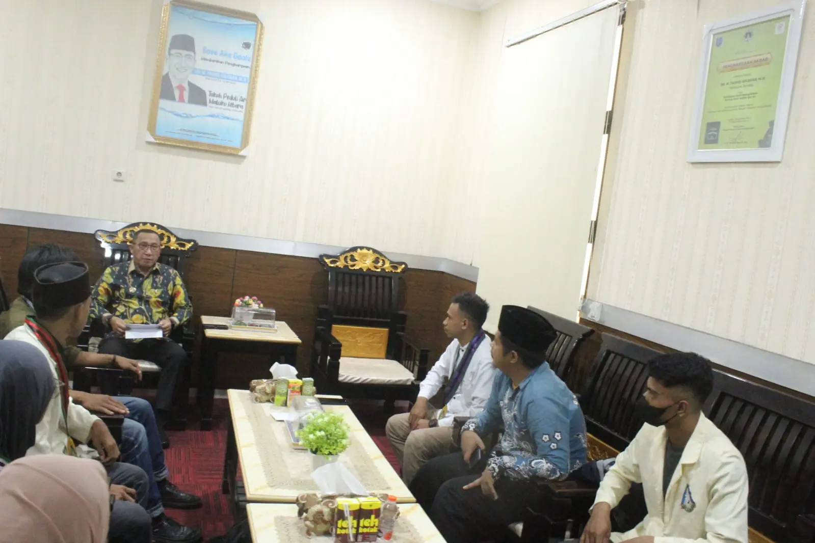 Perkuat Kolaborasi, PW PII Maluku Utara dan PD PII Kota Ternate Audiensi dengan Walikota Ternate